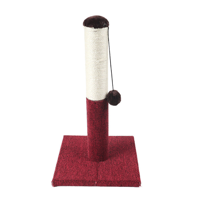 Red Cat Scratching Post Climbing Frame