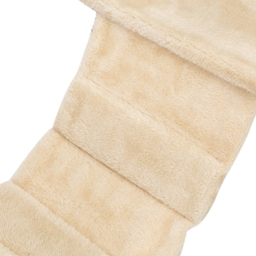 Beige Indoor Cat Bridge, Multi-Level Cat Wall Furniture With Scratch Board Wall Mounted Cat Tree