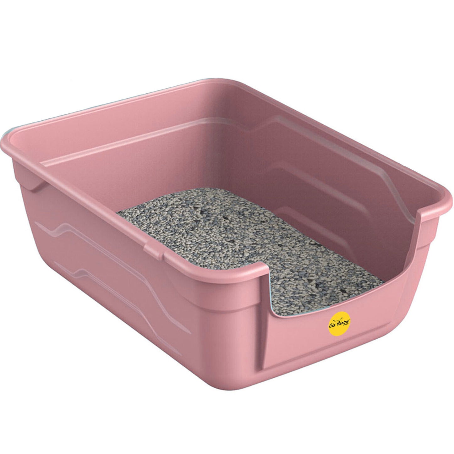 Pink Large Cat Kitten Litter Tray Box High Sided UK Deep Toilet Loo Luxury Catcentre®