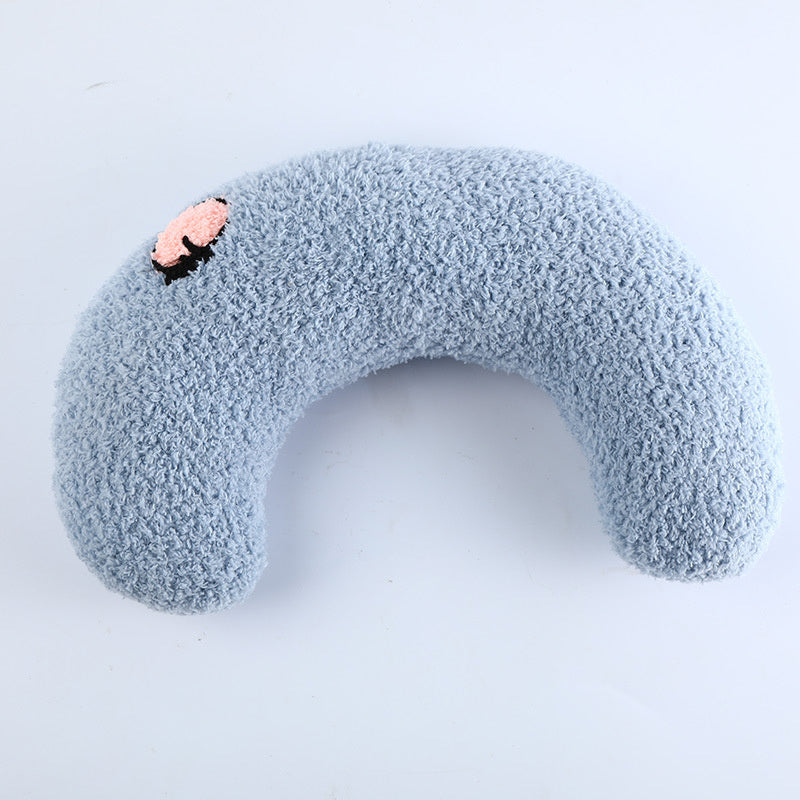 Blue Little neck protector pillow