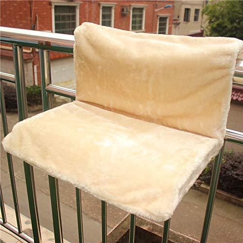 White Cat Hammock Bed used with Outdoor Railings