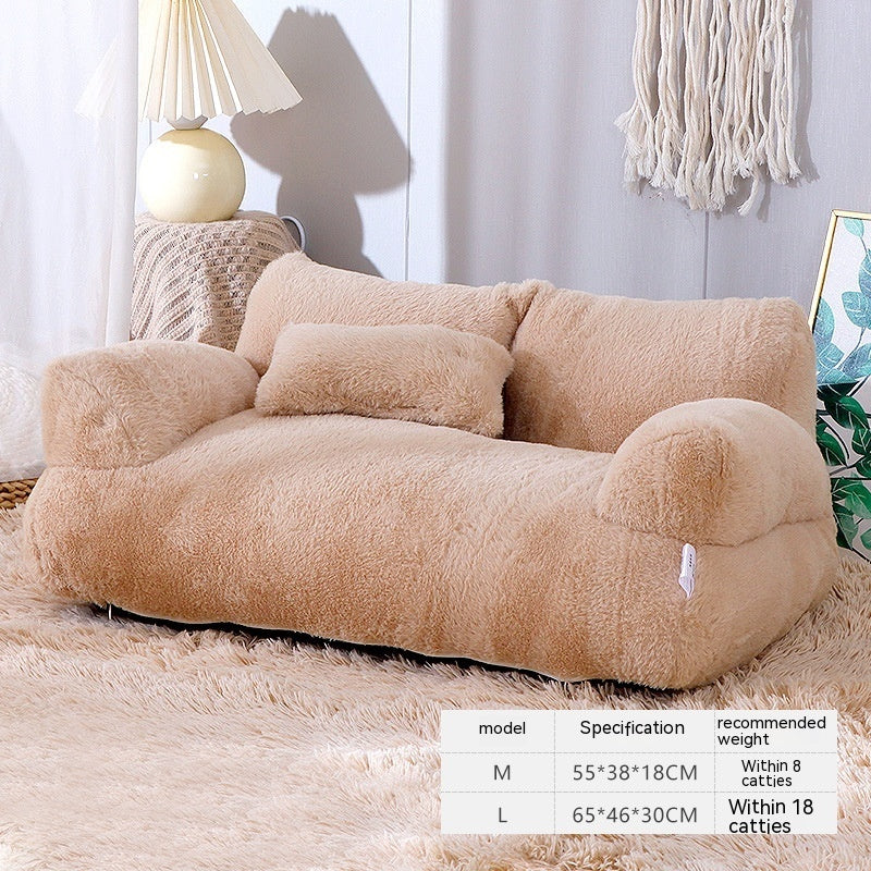 Mousse coffee Luxury Cat Sofa Bed