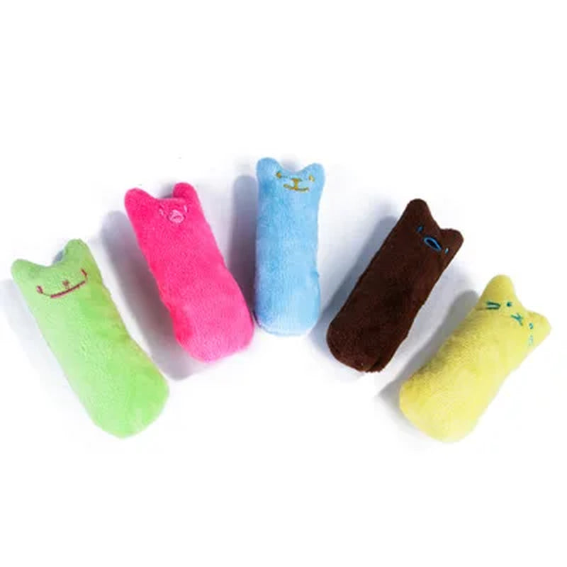 Plush Interactive Catnip Toy Five Colours available