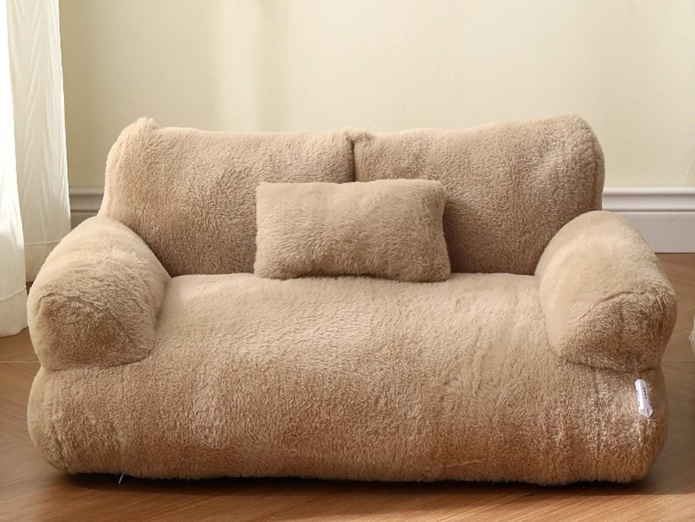 Mousse coffee Luxury Cat Sofa Bed