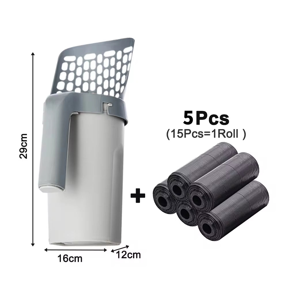 Scoop and 5 Garbage Bags