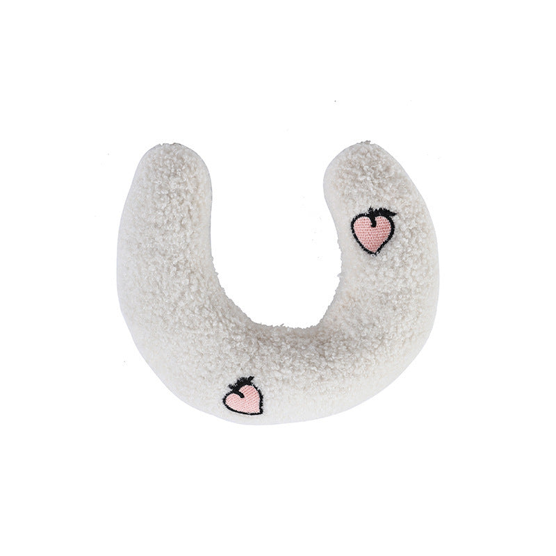 White Little neck protector pillow
