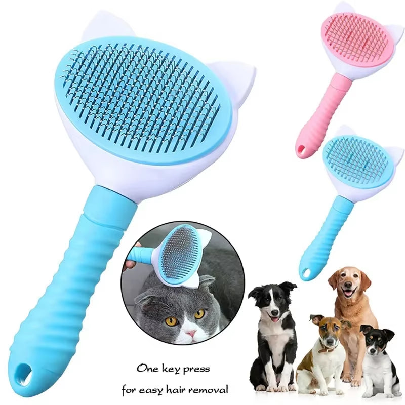 Professional-Grade Pet Grooming Brush
