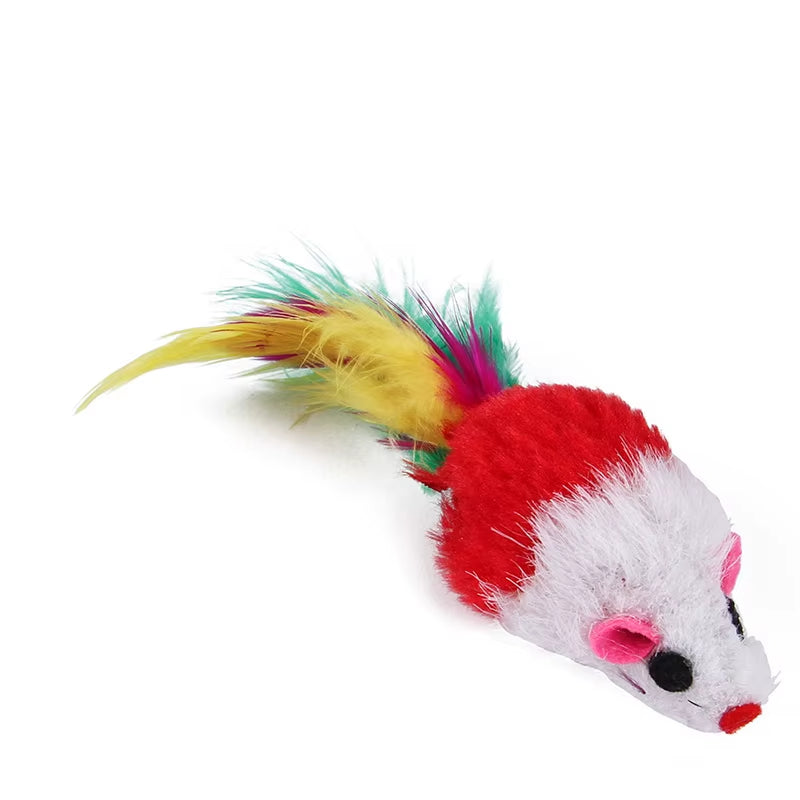 Cat Toy Combination Set, Cat Toy, Funny Cat Stick, Sisal Mouse, Bell Ball and Cat Tunnel