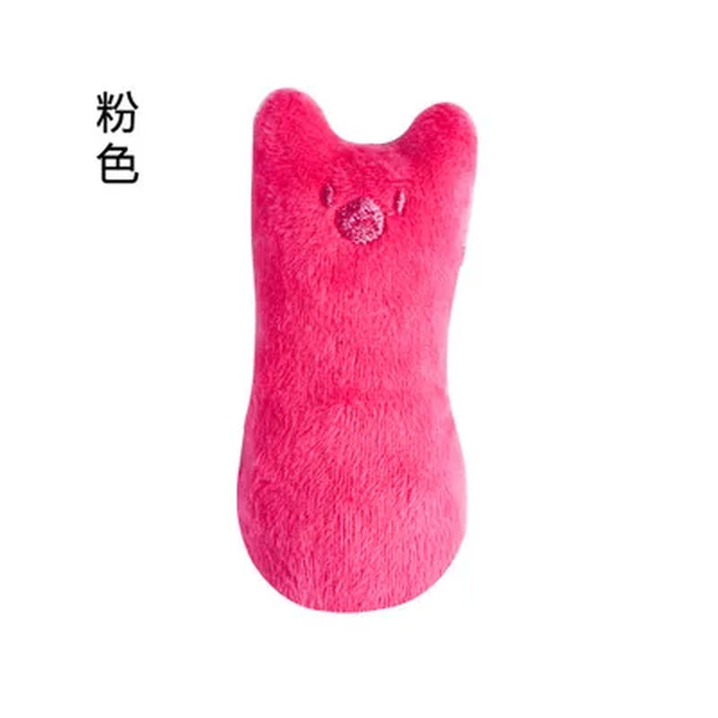 Pink Plush Interactive Catnip Toy