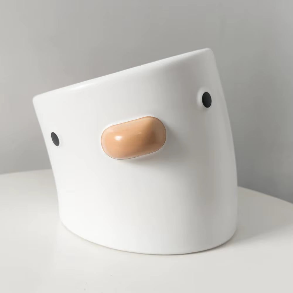 Cute Chick Design Ceramic Pet Cat Small Dog Bowls for Food 200g