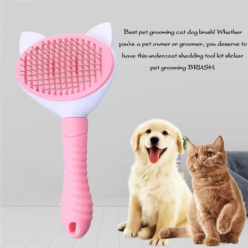 Professional-Grade Pet Grooming Brush