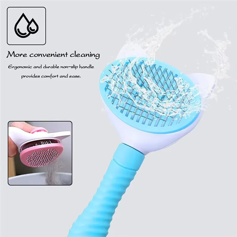 Easy Cleaning Professional-Grade Pet Grooming Brush