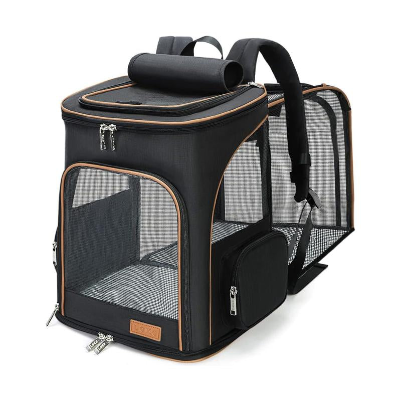 Black Pet Carrier Backpack
