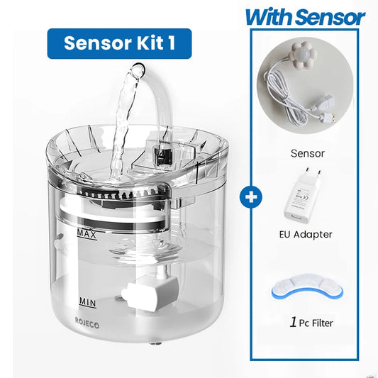 Sensor Kit 1 includes 1 filter for the Automatic Cat Water Fountain Auto Sensor and Accessories 