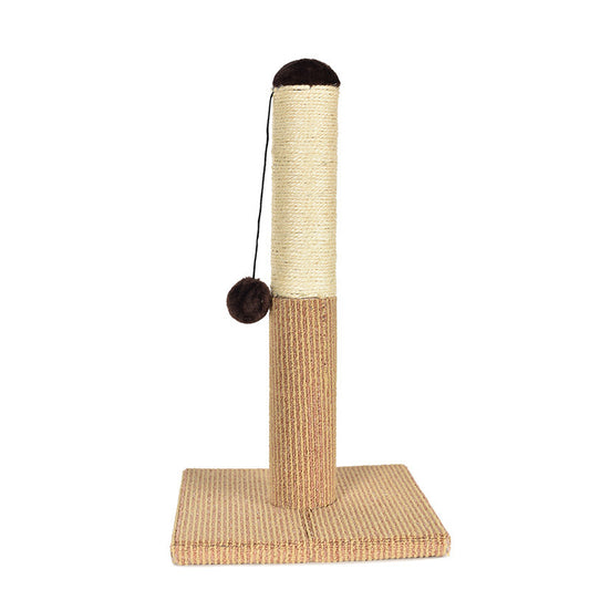 Yellow Cat Scratching Post Climbing Frame