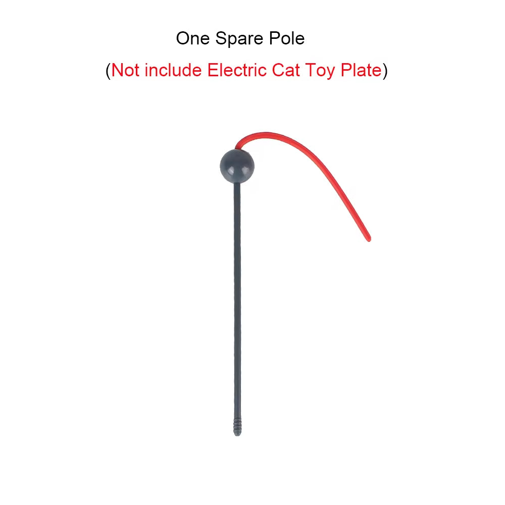 Spare Pole for the 4 Speeds Undercover Moving Mouse Feather Interactive Pet Toy for Cat Kitty 